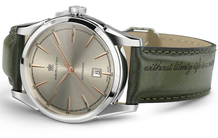 Hamilton Watch American Classic Spirit Of Liberty Auto Green D
