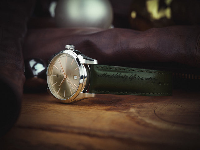 Hamilton Watch American Classic Spirit Of Liberty Auto Green D