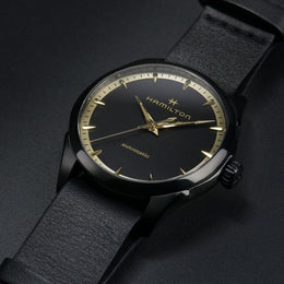 Hamilton Watch Jazzmaster Auto Black & Gold D