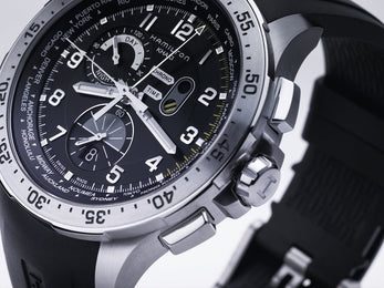 Hamilton Watch Khaki Aviation Chrono Worldtimer D