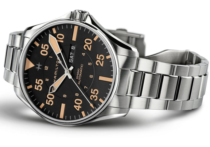 Hamilton Watch Khaki Aviation Pilot Day Date Auto
