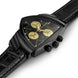 Hamilton Watch Ventura L Chrono Quartz Black & Gold