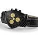 Hamilton Watch Ventura L Chrono Quartz Black & Gold