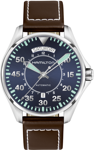 Hamilton Watch Khaki Aviation Pilot Day Date Auto H64615545