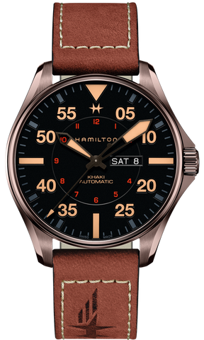 Hamilton Watch Khaki Aviation Pilot Day Date H64705531