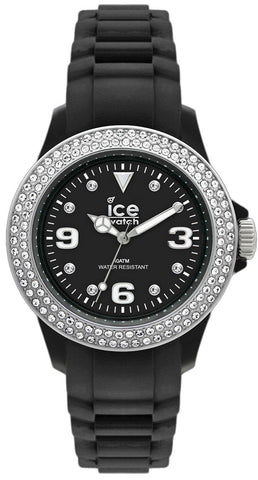 Ice Watch Stone Black Silver Small ST.BS.S.S