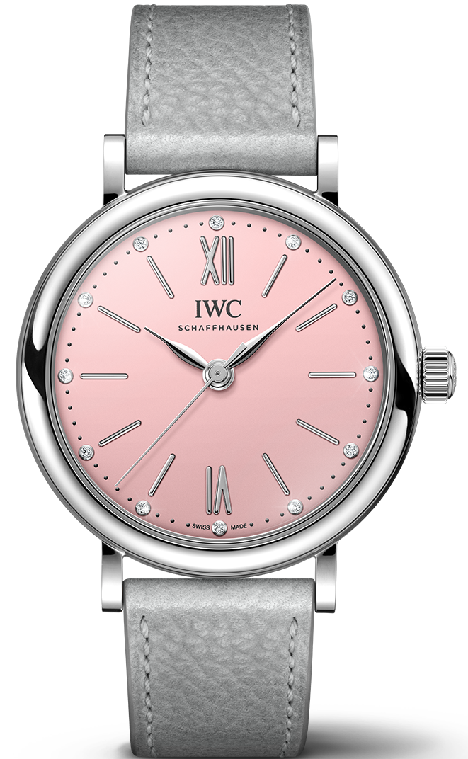 IWC Watch Portofino Auto 34 Pink