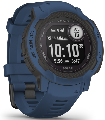 Garmin Watch Instinct 2 Solar GPS Tidal Blue Smartwatch
