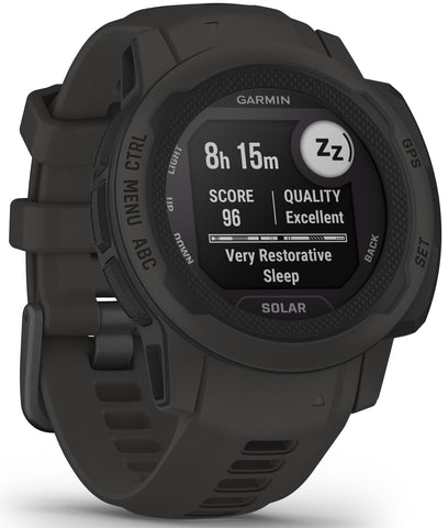 Garmin Watch Instinct 2S Solar GPS Graphite Smartwatch D