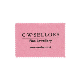 C W Sellors Whitby Jet Small Polishing Cloth CLOTH5FREE