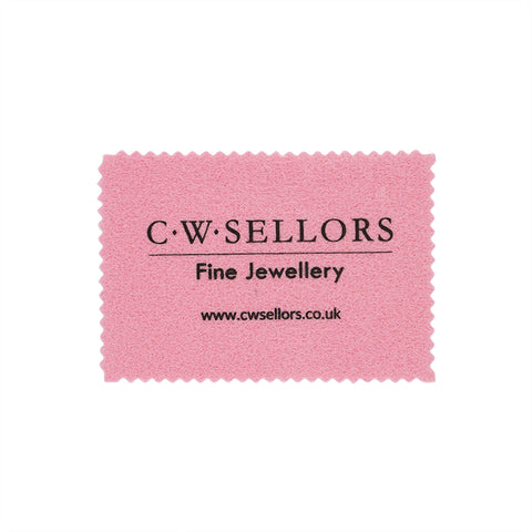 C W Sellors Whitby Jet Small Polishing Cloth CLOTH5FREE