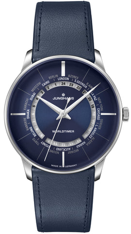 Junghans Watch Meister Worldtimer Plexiglass 027/3010.02