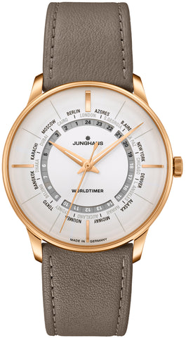 Junghans Watch Meister Worldtimer Plexiglass 027/5012.02