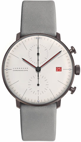 Junghans Watch Max Bill Chronoscope 100 Jahre Bauhaus Limited Edition 027/4902.02