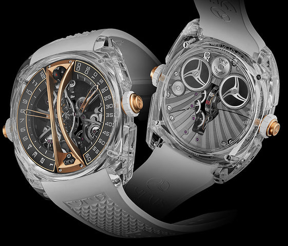 Cyrus Watch Klepcys Vertical Skeleton Tourbillon Sapphire Limited Edition