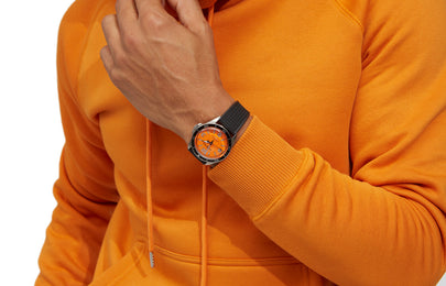 Bell & Ross Watch Vintage BR V2 Orange Rubber Limited Edition D