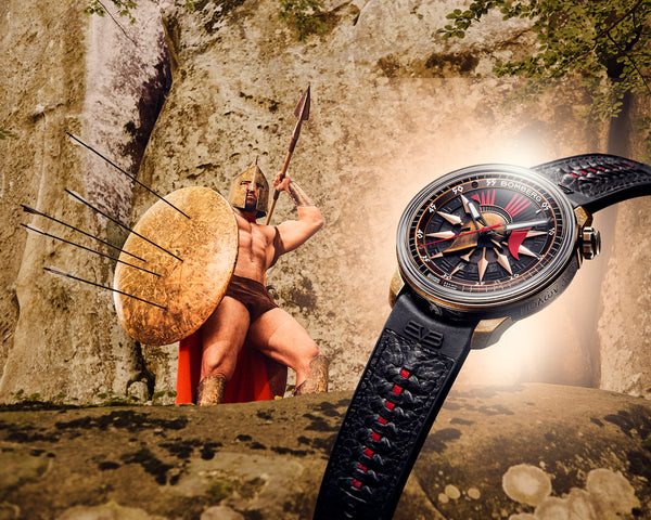 Bomberg Watch BB-01 Auto Spartan Red Black Limited Edition
