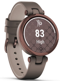 Garmin Watch Lily Dark Bronze Paloma Case and Italian Leather Band D