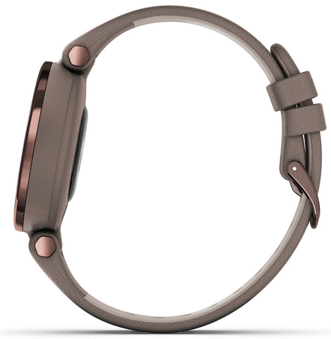 Garmin Watch Lily Dark Bronze Paloma Case and Italian Leather Band D