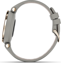 Garmin Watch Lily Cream Gold Case And Italian Leather Band D