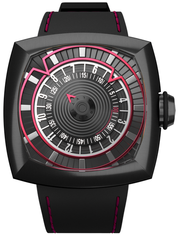 Lytt Labs Watch Red Gunmetal Steel
