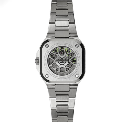 Bell & Ross Watch BR 05 Skeleton Green Bracelet Limited Edition