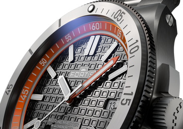 Fortis Marinemaster M-44 Amber Orange Watch
