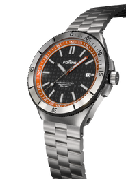 Fortis Marinemaster M-44 Amber Orange Watch