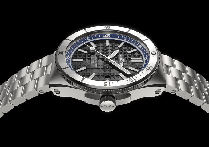 Fortis Marinemaster M 44 Ocean Blue Bracelet Watch