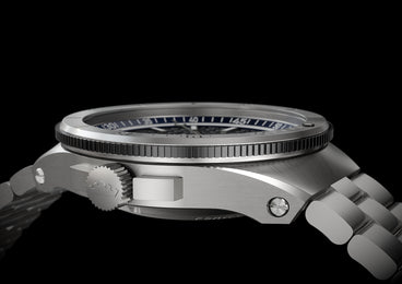 Fortis Marinemaster M 44 Ocean Blue Bracelet Watch