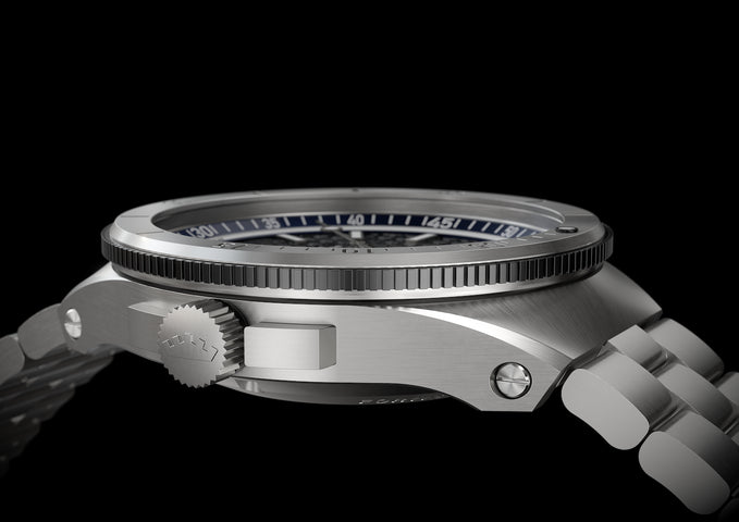 Fortis Marinemaster M 44 Ocean Blue Bracelet Watch