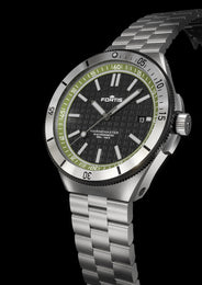 Fortis Marinemaster M 44 Woodpecker Green Bracelet Watch