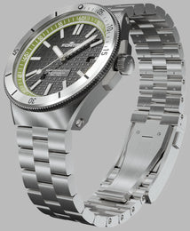 Fortis Marinemaster M 44 Woodpecker Green Bracelet Watch