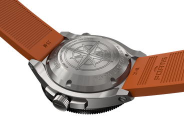 Fortis Marinemaster M-44 Amber Orange Watch