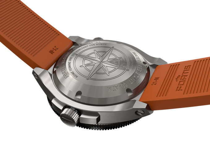 Fortis Marinemaster M-44 Amber Orange Watch