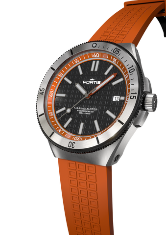 Fortis Marinemaster M-44 Amber Orange Watch