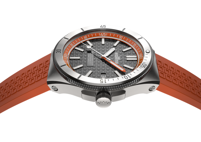 Fortis Marinemaster M-44 Amber Orange Watch