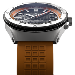 Fortis Marinemaster M-44 Amber Orange Watch
