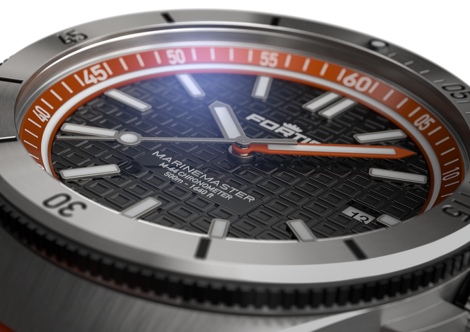 Fortis Marinemaster M-44 Amber Orange Watch