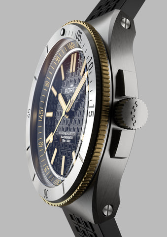Fortis Watch Marinemaster M 44 Black Resin Gold Limited Edition