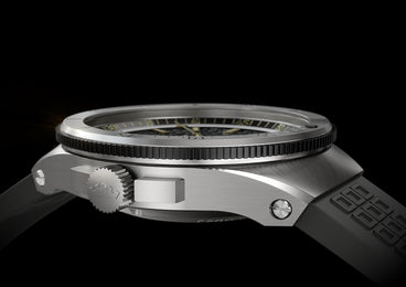 Fortis Marinemaster M 44 Black Resin Watch