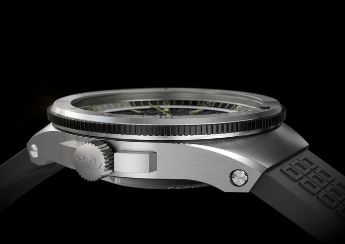 Fortis Marinemaster M 44 Black Resin Watch