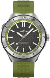 Fortis Watch Marinemaster M 44 Woodpecker Green F8120019