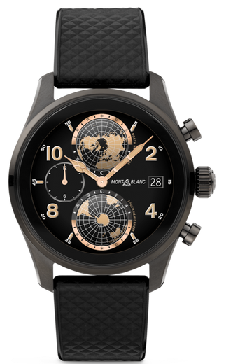 Montblanc Watch Summit 3 Black Titanium Smartwatch 129267 Watch | Jura ...