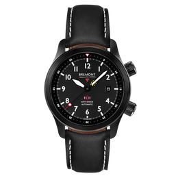Bremont Watch MBII Custom DLC Black Dial with Anthracite Barrel & Closed Case Back