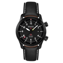 Bremont Watch MBII Custom DLC Black Dial with Bronze Barrel & Open Case Back
