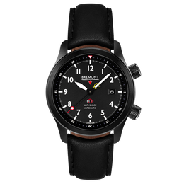 Bremont Watch MBII Custom DLC Black Dial with Titanium Barrel & Closed Case Back