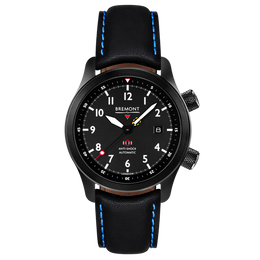 Bremont Watch MBII Custom DLC Black Dial with Anthracite Barrel & Closed Case Back