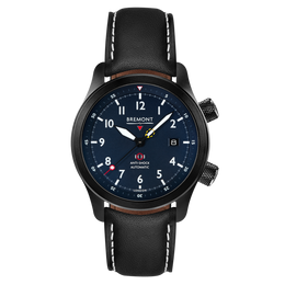 Bremont Watch MBII Custom DLC Blue Dial with Anthracite Barrel & Closed Case Back