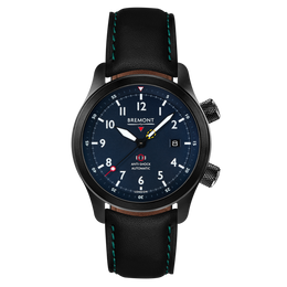 Bremont Watch MBII Custom DLC Blue Dial with Bronze Barrel & Open Case Back